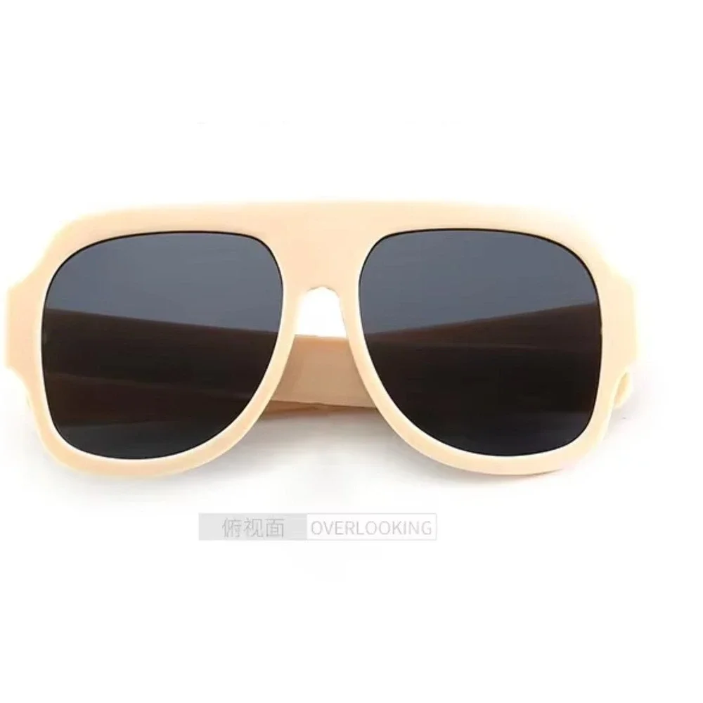 Sunglasses Retro Square‎ Frame Fashion Shades for Men Beach Style Elegant Model